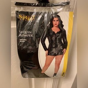 Spirit Halloween Sequin Romper